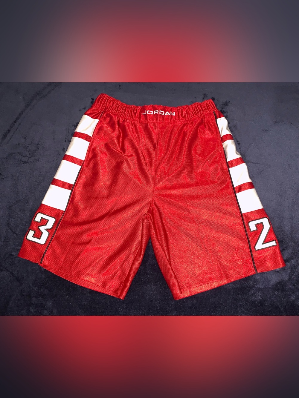 Jordan Brooklyn Cat Scratch Men's Shorts Red HV0560-687 Size: Small